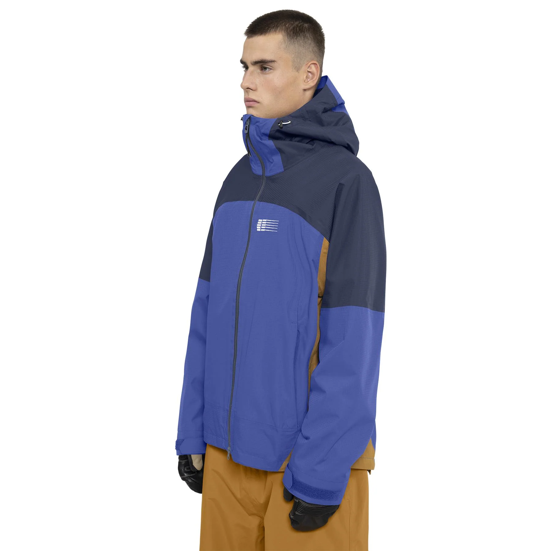Armada Ansel 2L Mens Shell Jacket Dazzler/Navy - Image 3