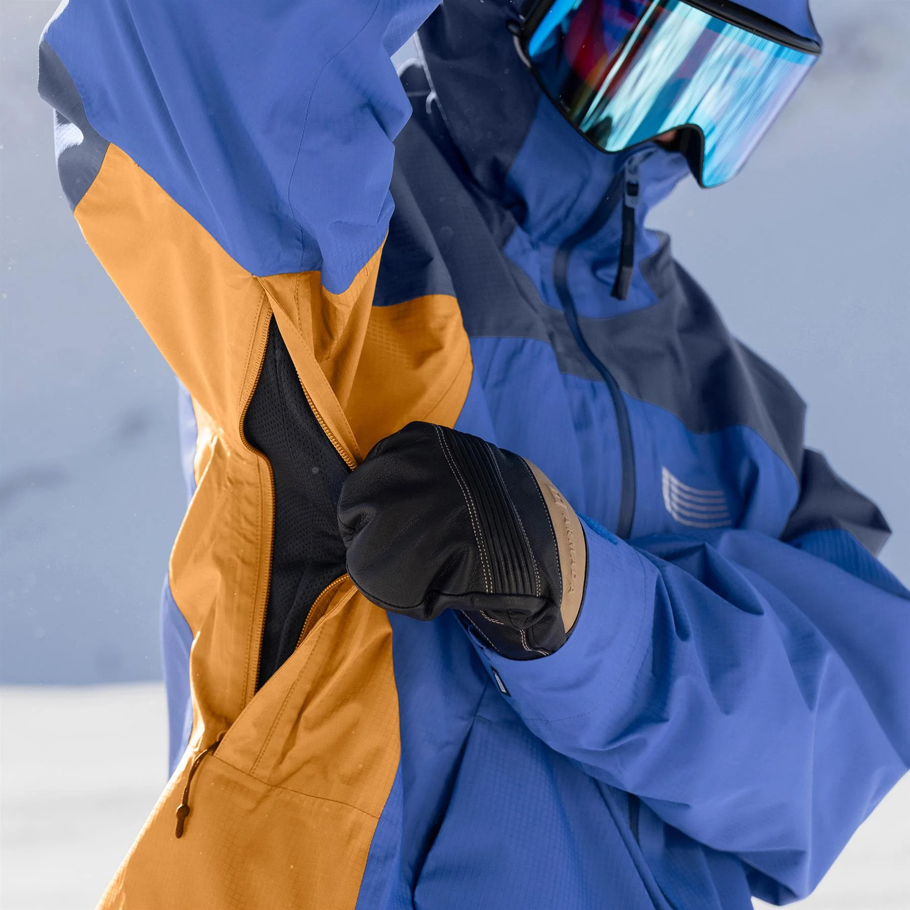 Armada Ansel 2L Mens Shell Jacket Dazzler/Navy - Image 6