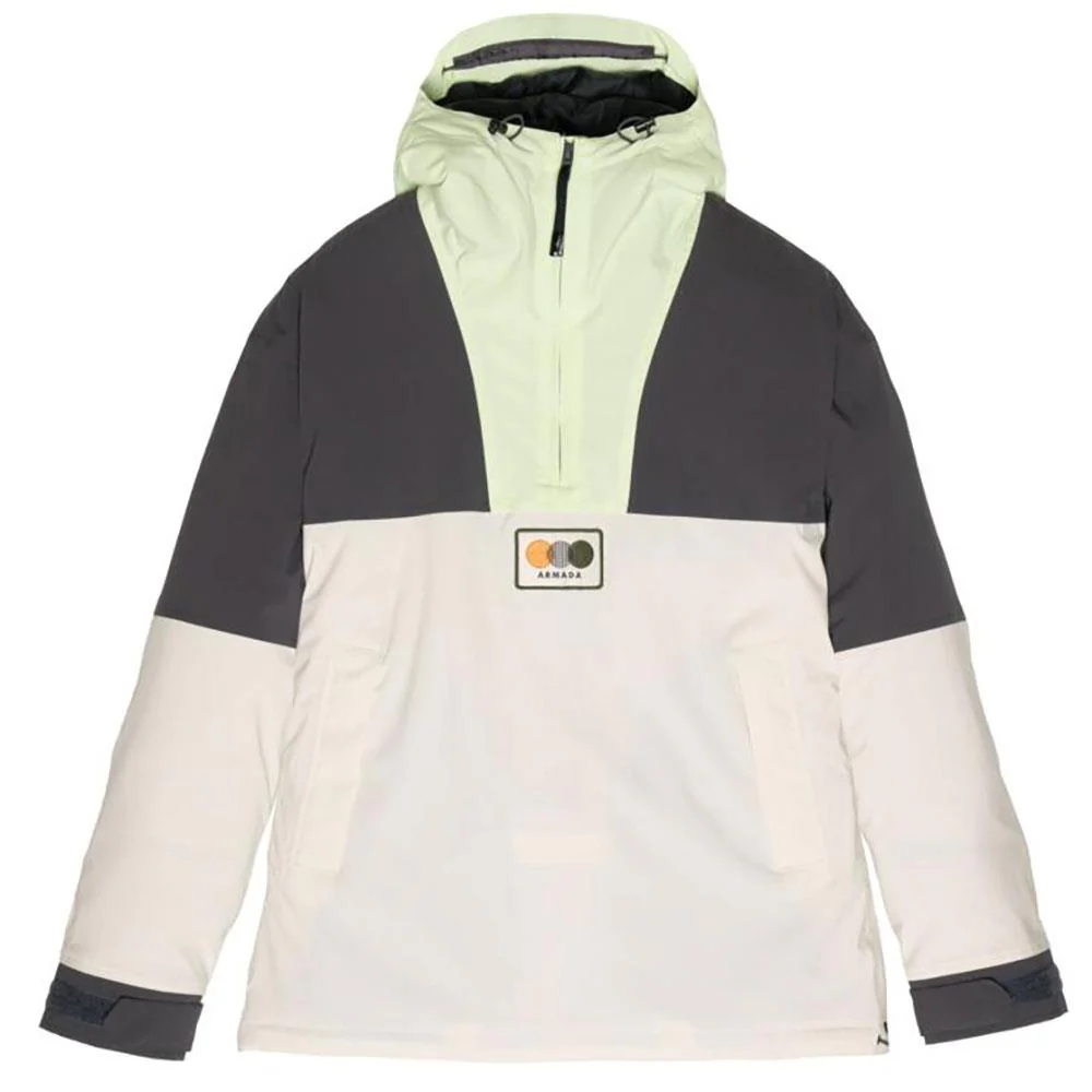 Armada Madaket 2L Insulated Womens Anorak Jacket Cream - Image 3