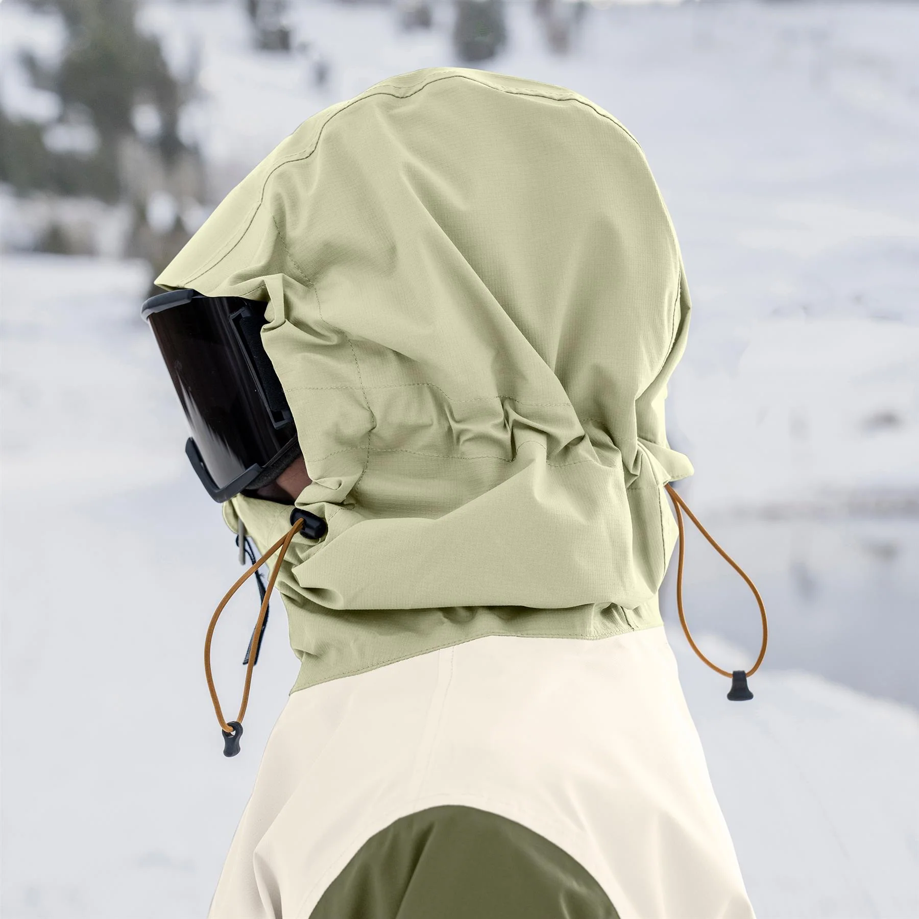 Armada Rosalie 2L Womens Insulated Anorak Jacket Macha/Olive - Image 8