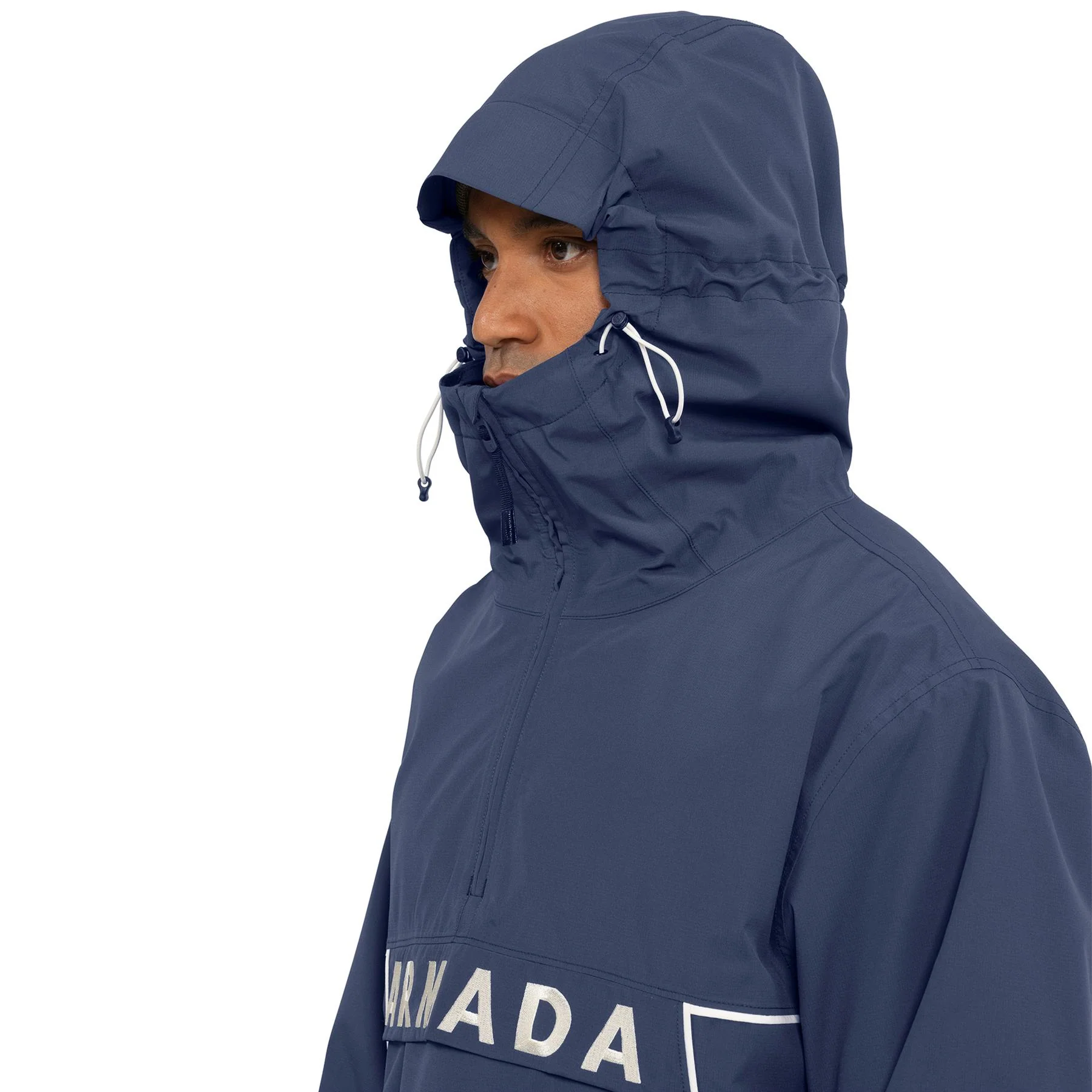 Armada Salisbury 2L Mens Anorak Jacket Navy - Image 5