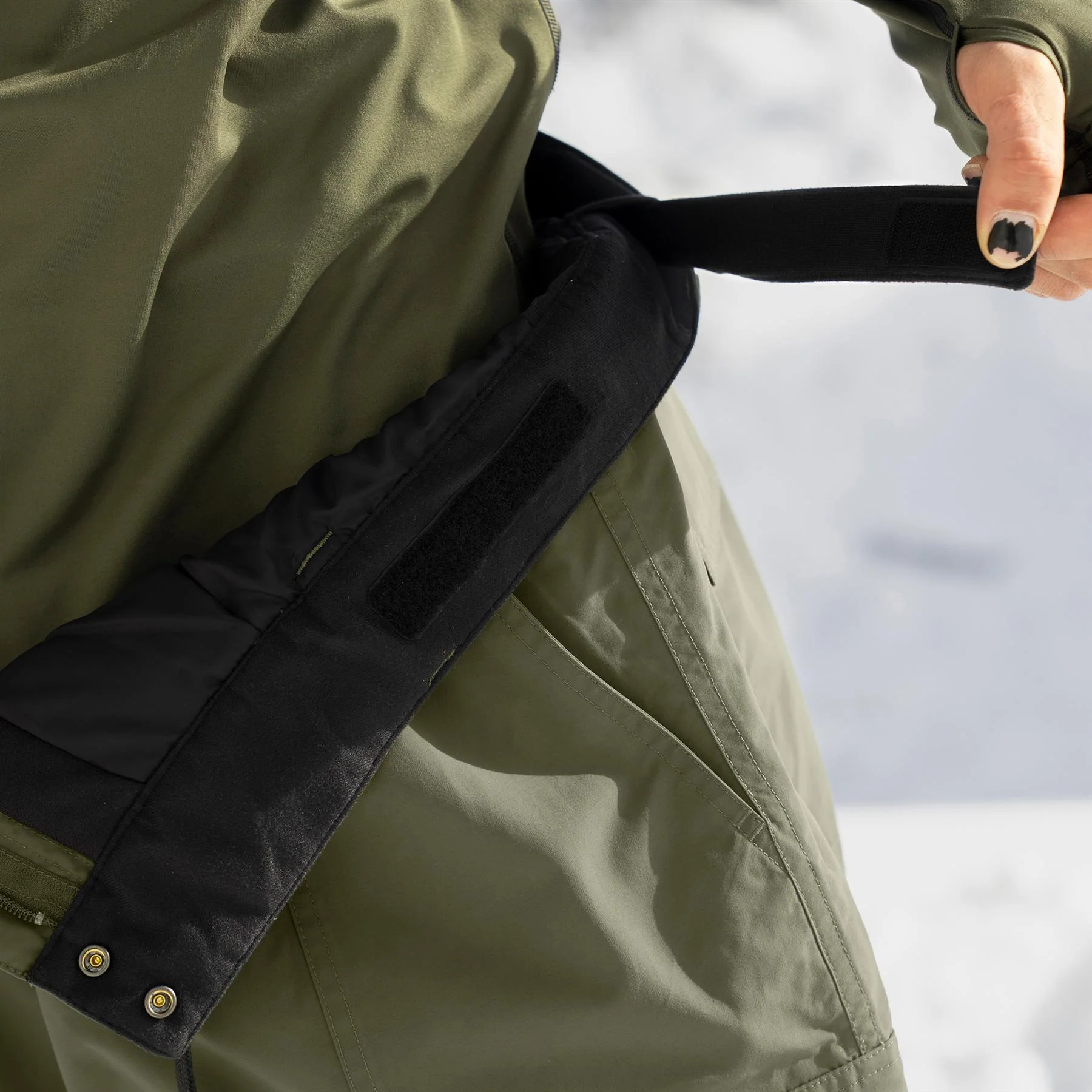 Armada Team Issue 2L Insulated Unisex Cargo Pants Olive - Image 6