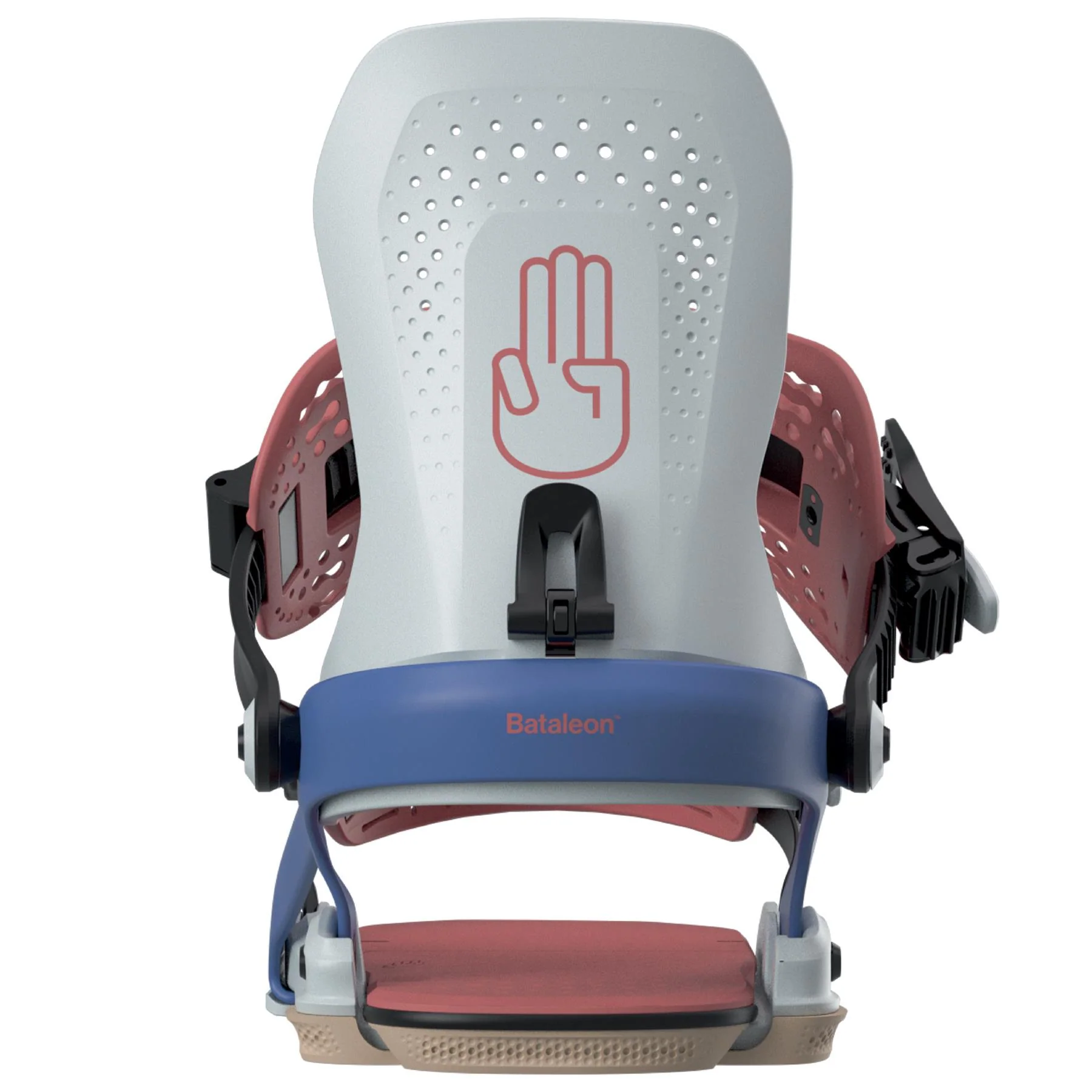 Bataleon Donna AsymWrap Womens Snowboard Bindings Warm Clay 2026 - Image 3