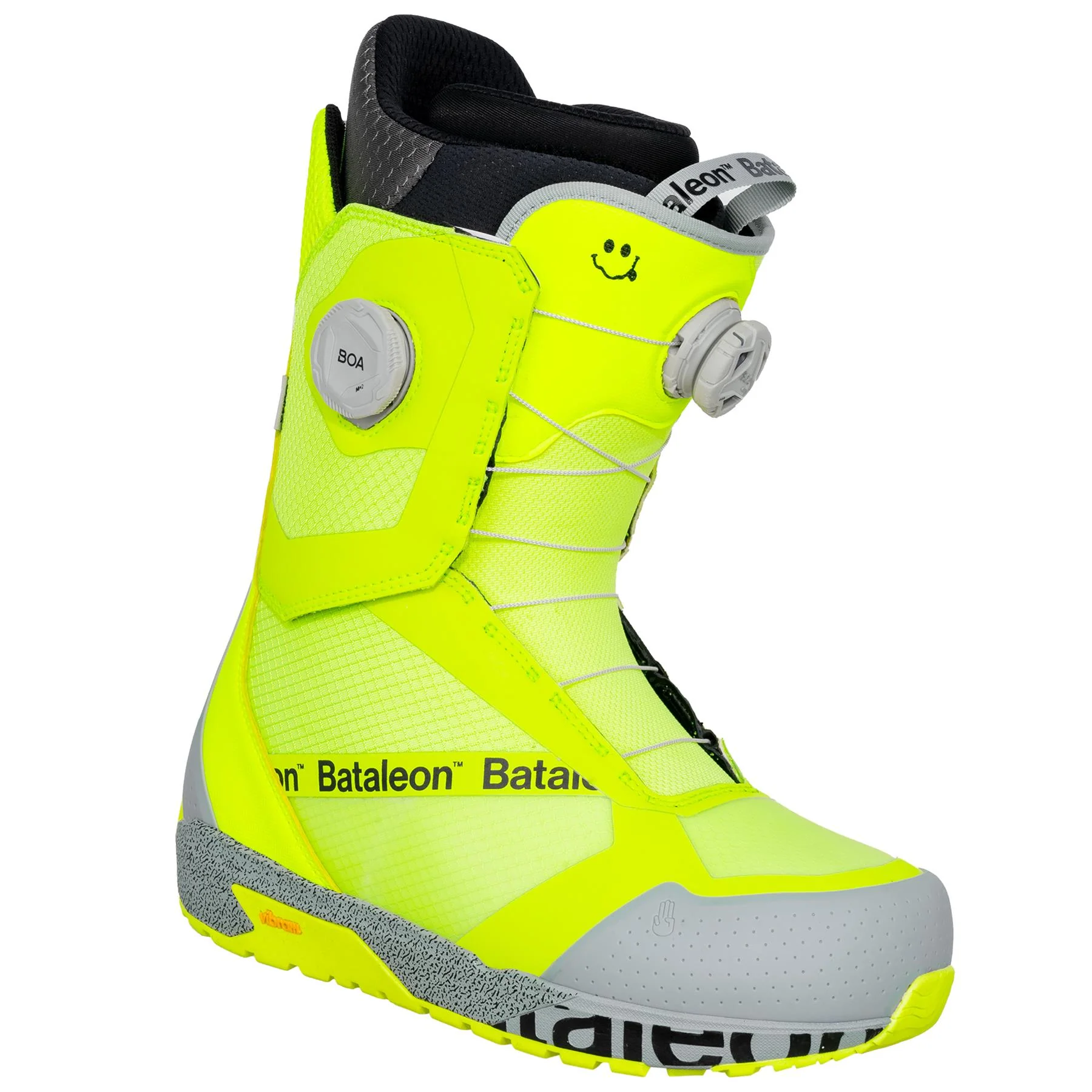 Bataleon Salsa Double BOA Mens Snowboard Boots Neon Yellow 2026 - Image 3